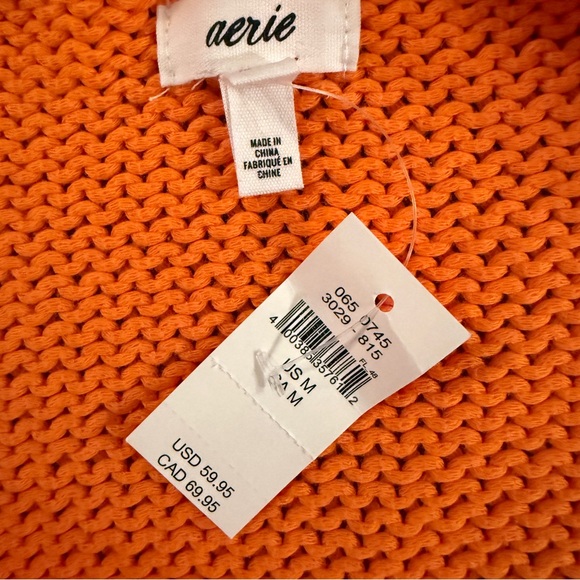 Aerie Orange Sweater New - Picture 5 of 6